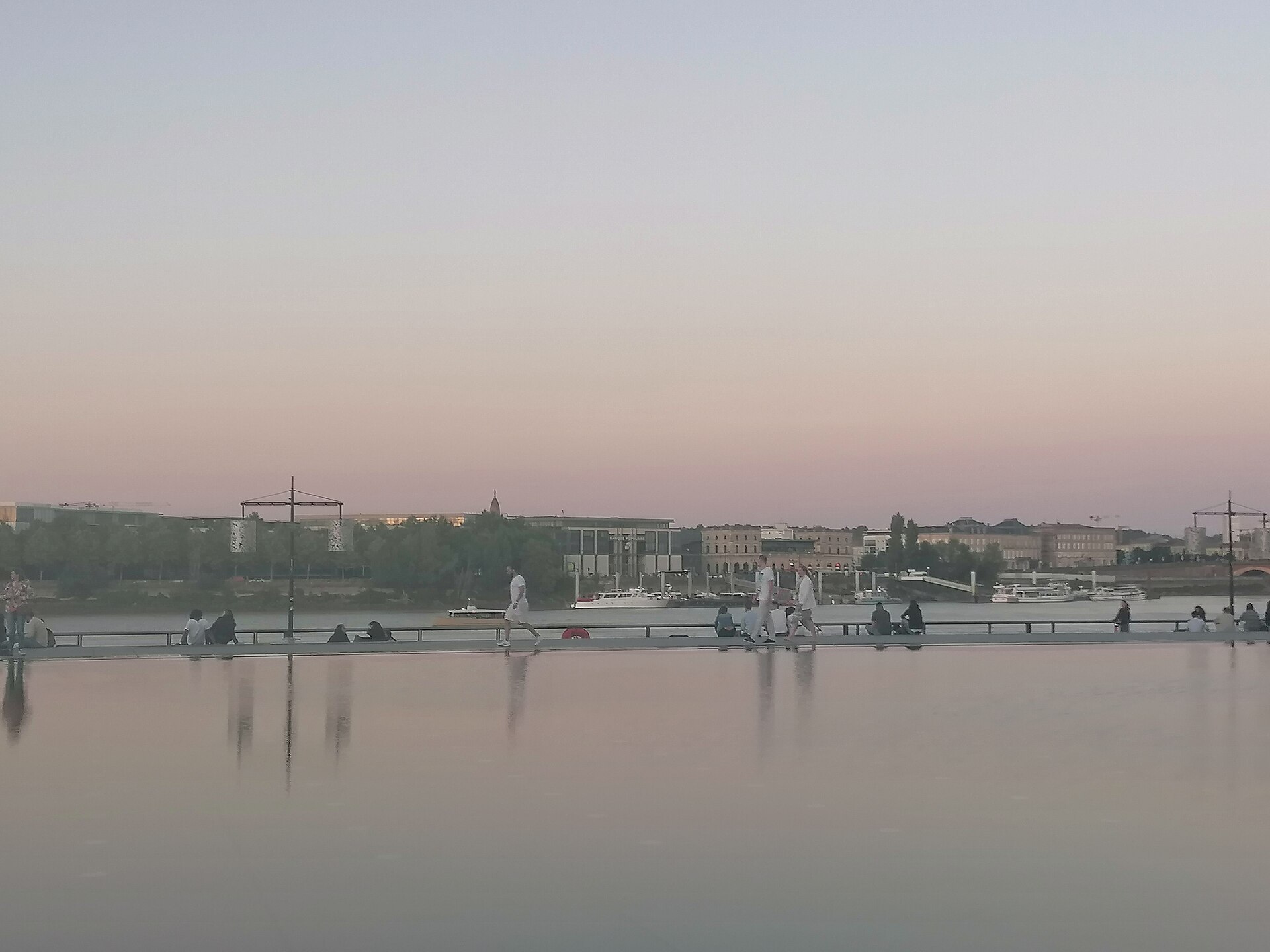 Miroir d’eau, place de la Bourse, Bordeaux